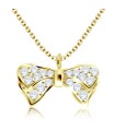 Necklace Silver Bow Shape SPE-200