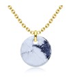 Marble Necklace Silver SPE-2015