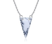 Marble Necklace Silver SPE-2016