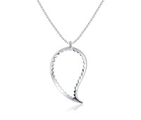 Mango Shape Silver Necklace SPE-2033