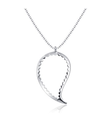 Mango Shape Silver Necklace SPE-2033