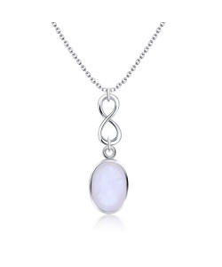 Rose Quartz Silver Necklace SPE-2036