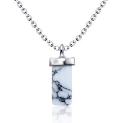 Marble Necklace Silver SPE-2037
