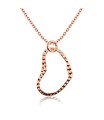 Heart Design Silver Necklace SPE-2041