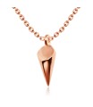 Cone Shape Silver Necklace SPE-2042