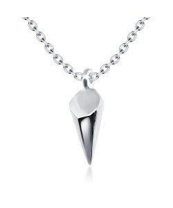 Cone Shape Silver Necklace SPE-2042