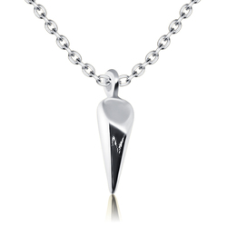 Cone Shape Silver Necklace SPE-2043