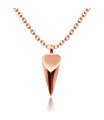 Cone Shape Silver Necklace SPE-2044