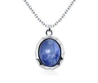 Aquamarine Silver Necklace SPE-2048