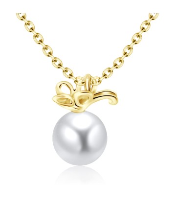 Gold Plated Pearl Necklaces SPE-205-GP