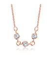Rings with CZ Stones Silver Necklace SPE-2056