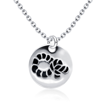 Marine Rope Silver Necklace SPE-2091