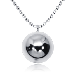 Huge Ball Silver Necklace SPE-2092