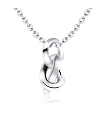 Cute Knot Silver Necklace SPE-2093