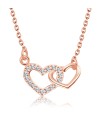 Romantic CZ Silver Necklace SPE-2104