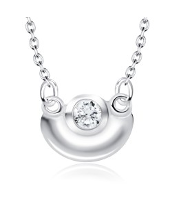 Unique and Cute Silver Necklace SPE-2108