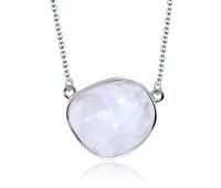Rose Quartz Silver Necklace SPE-2128