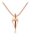 Modern Geometric Silver Necklace SPE-2136