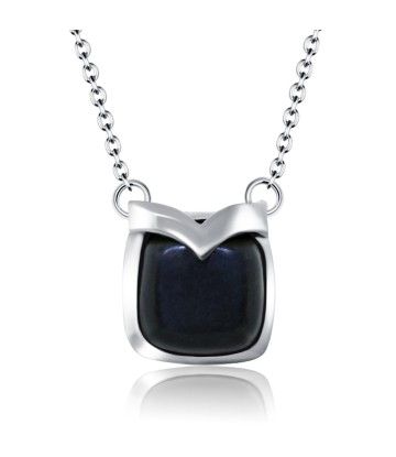 Black Ore Silver Necklace SPE-2138