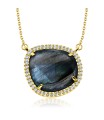 Labradorite Necklace Silver SPE-2196