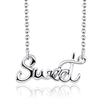 Sweet Silver Necklaces Line SPE-219