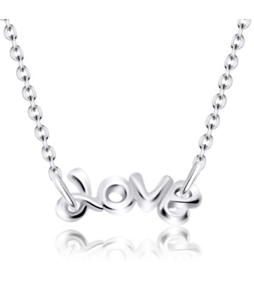 Love Shaped Silver Necklaces Line SPE-221