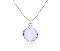 Rose Quartz Necklace Silver SPE-2260