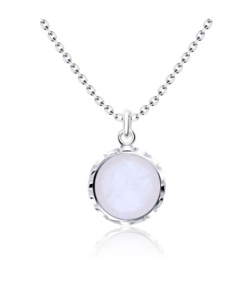 Rose Quartz Necklace Silver SPE-2260