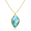 Simply Styled Amazonite Silver Necklace SPE-2267