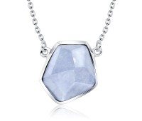 Elegant Styled Sapphire Silver Necklace SPE-2269