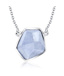 Elegant Styled Sapphire Silver Necklace SPE-2269