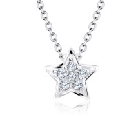 Sparking Star Silver Necklace SPE-2458