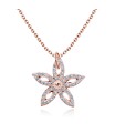Beautiful Flowers Silver Necklace SPE-2459