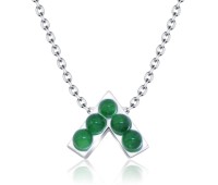 Aventurine Necklace Silver SPE-2471-AVE