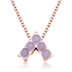 Rose Quartz Silver Necklace SPE-2471-RQ