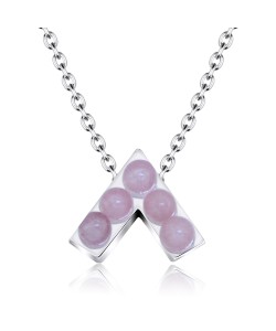 Rose Quartz Silver Necklace SPE-2471-RQ