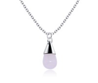 Rose Quartz Necklace Silver SPE-2472