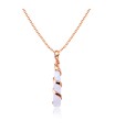 Rose Quartz Necklace Silver SPE-2474