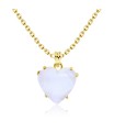 Rose Quartz Necklace Silver SPE-2475