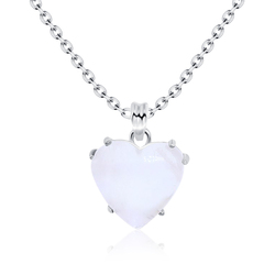 Rose Quartz Necklace Silver SPE-2475