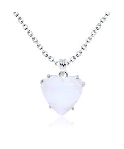 Rose Quartz Necklace Silver SPE-2475