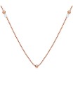 3mm White Pearls and Balls Silver Necklace SPE-2478