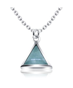 Aventurine Necklace Silver SPE-2501