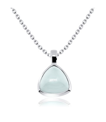 Aquamarine Necklace Silver SPE-2502