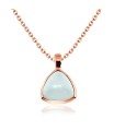 Aquamarine Necklace Silver SPE-2502