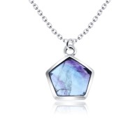 Fluorescent Necklace Silver SPE-2504