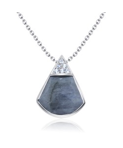 Labradorite Necklace Silver SPE-2505