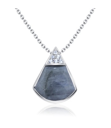 Labradorite Necklace Silver SPE-2505