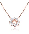 Petals Flowers Silver Necklace SPE-2631