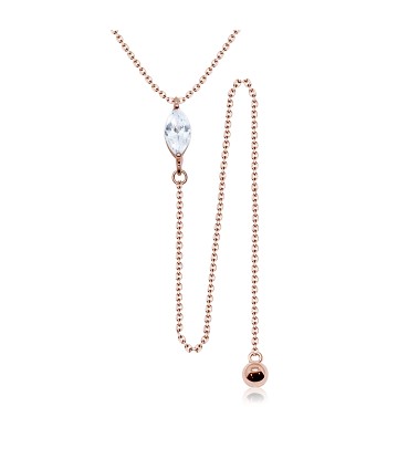 Rose Gold Plated Silver Necklaces SPE-2927-RO-GP